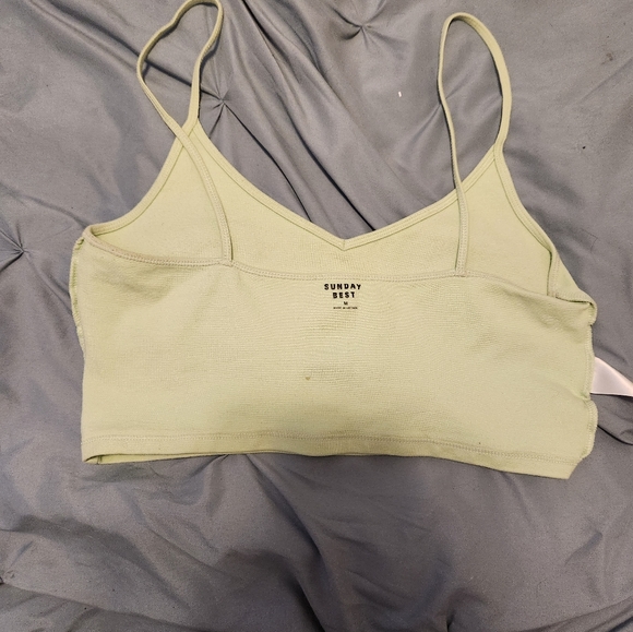 ARITZIA- SUNDAY BEST YELLOW TANK TOP - Picture 1 of 4